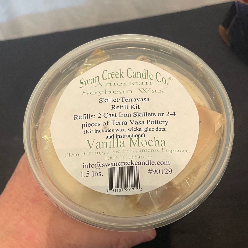 Swan Creek Candle Co Amer Soybean Wax Refill Kit Vanilla Mocha 1.5 Lbs NEW Disc - Picture 4 of 4